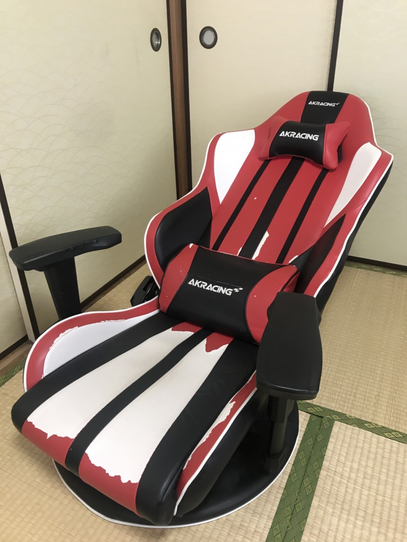 15800円 最新作 AKRacing ゲーミング座椅子 極坐V2 赤色 ぎょくざ AKレーシング